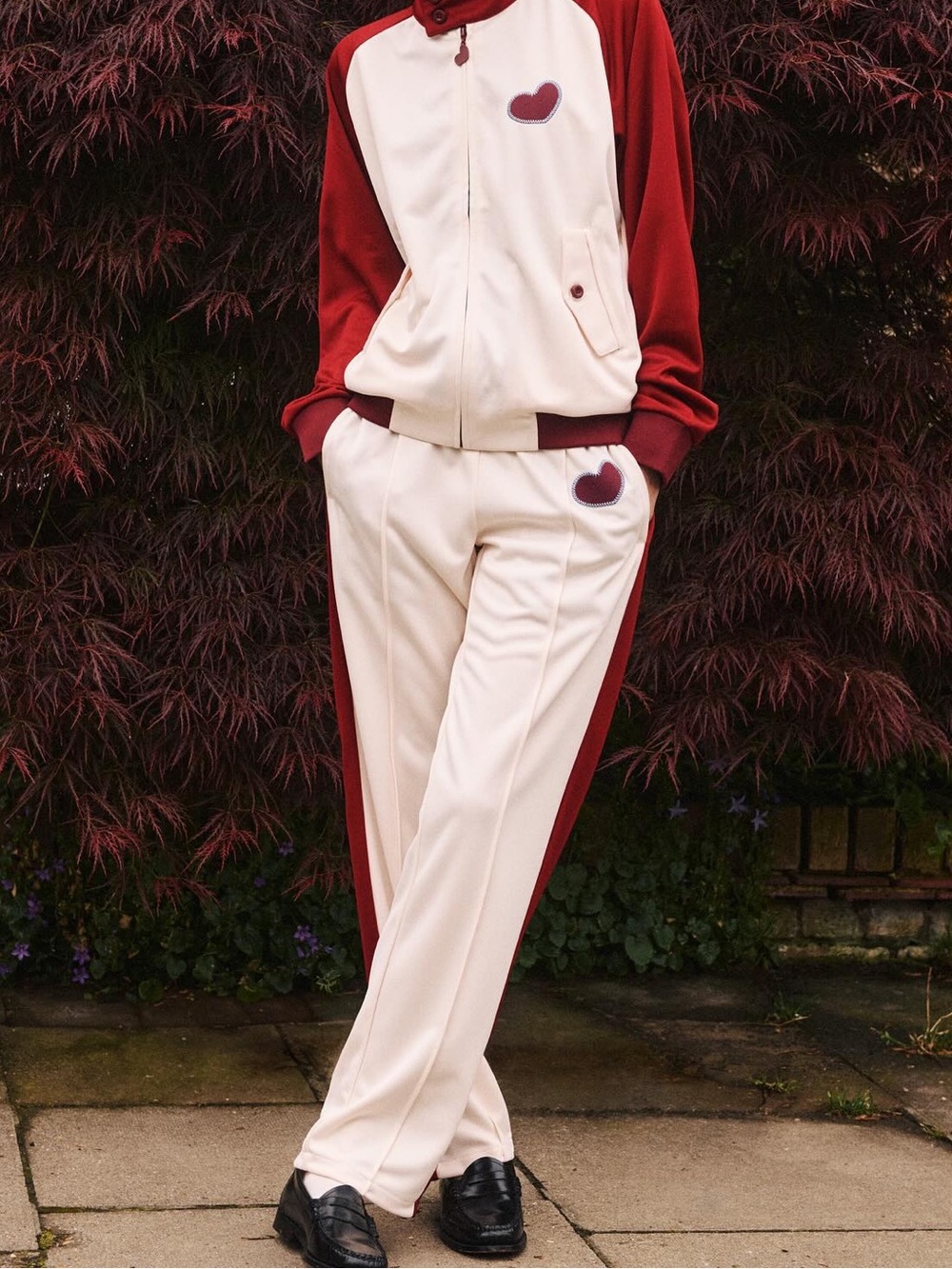 NWT Pleasing Harry Styles Love You Duo Tone Trouser heart drawstring track pants